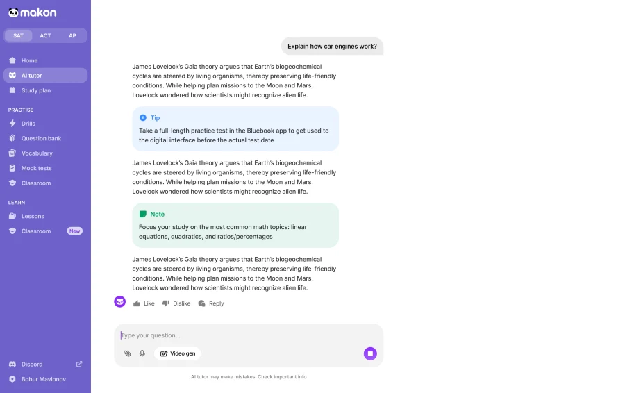 AI Tutor
